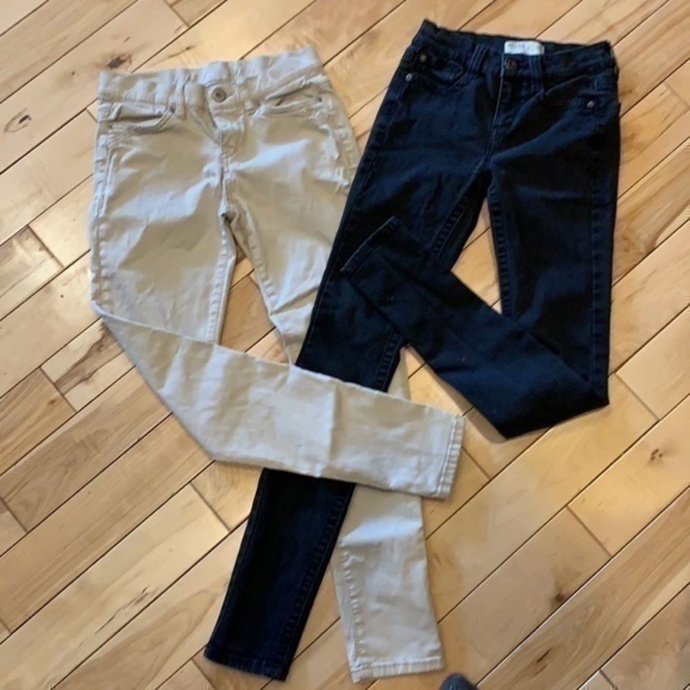 Mudd Black pant and Union Bay khaki pants skinny